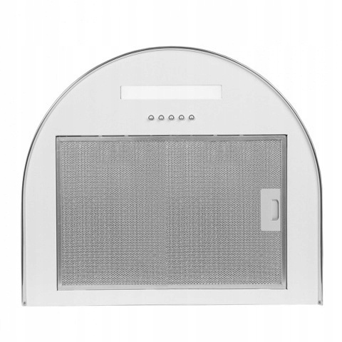 Okap Kuchenny KOMINOWY MAAN Mix 50cm Biały przyścienny LED Cichy Mocny