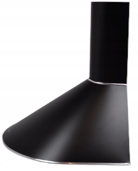 Okap Kuchenny KOMINOWY MAAN Mix 60cm Czarny przyścienny LED Cichy Mocny