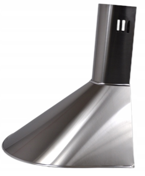 Okap Kuchenny KOMINOWY MAAN Mix 60cm Srebrny przyścienny LED Cichy Mocny