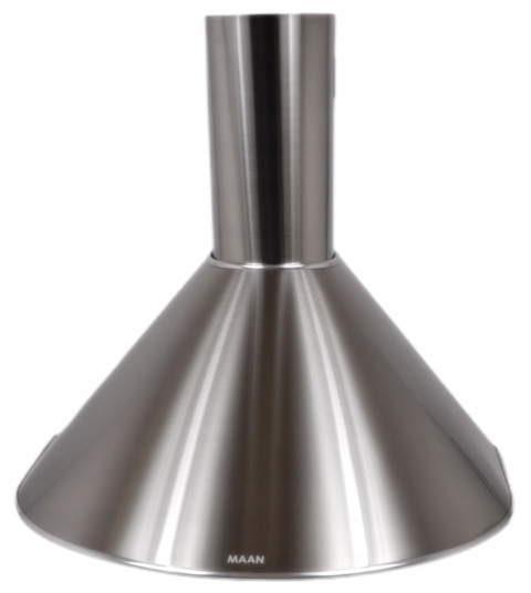 Okap Kuchenny KOMINOWY MAAN Mix 60cm Srebrny przyścienny LED Cichy Mocny