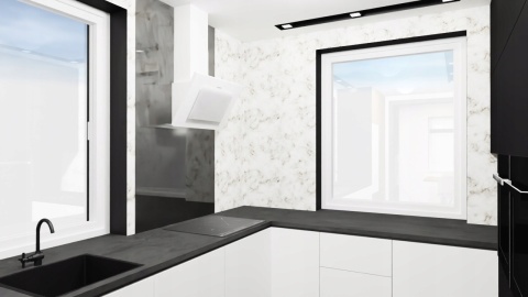 Okap Kuchenny MAAN Vertical 50cm Biały przyścienny Szkło LED Cichy Mocny