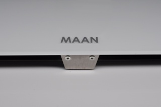 Okap Kuchenny MAAN Vertical 60cm Biały Ścienny Szkło LED Cichy Mocny