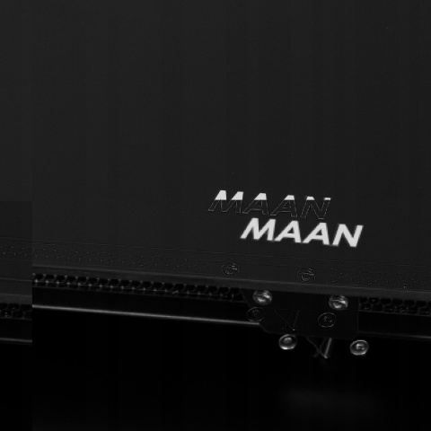 Okap Kuchenny MAAN Vertical 60cm Czarny Ścienny Szkło LED Cichy Wydajny