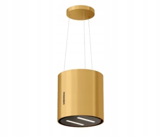 Okap do zabudowy Maan Malwa Linki 439 Złoty Połysk 715m3 39cm