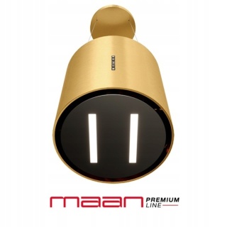 Okap do zabudowy Maan Malwa Linki 439 Złoty Połysk 715m3 39cm