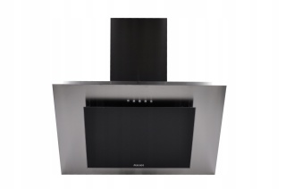 Okap kuchenny MAAN Vertical 60 sa Mocny Cichy srebrny przyścienny 60cm LED