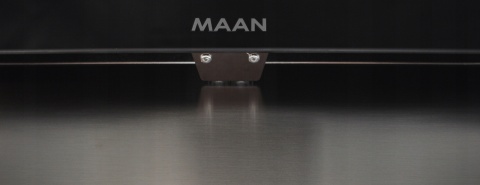 Okap kuchenny MAAN Vertical 60 sa Mocny Cichy srebrny przyścienny 60cm LED