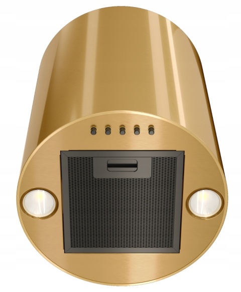 Okap kuchenny Maan ELBA MINI WPB431 Złoty Połysk 31cm x 40cm Cichy Wydajny