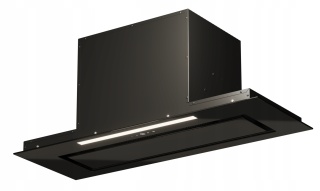 Okap kuchenny Maan Tetyda Touch 2 80 Czarny Szkło PREMIUM LINE Podszafkowy