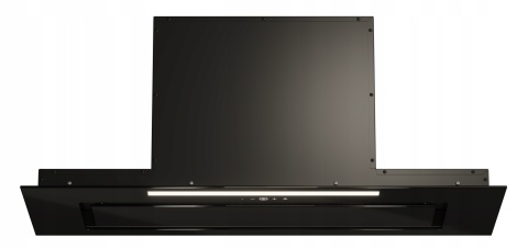 Okap kuchenny Maan Tetyda Touch 2 80 Czarny Szkło PREMIUM LINE Podszafkowy