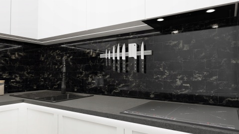 Okap kuchenny do zabudowy MAAN Fiugi 60cm 320m Czarny Mocny Cichy Wkład