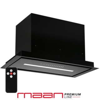 Okap kuchenny do zabudowy podszafkowy 60 cm Maan Helios GEST CICHY CZARNY