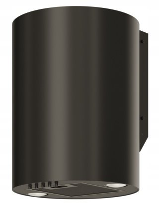 Okap kuchenny kominowy MAAN Tuba Elba Mini WPB 431 Czarny Przyścienny