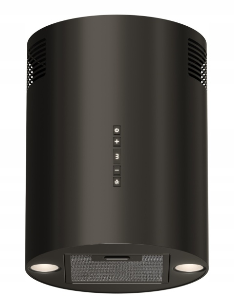 Okap kuchenny kominowy MAAN Tuba Elba Mini WPB 431 Czarny Przyścienny