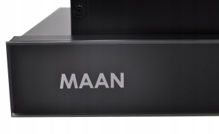 Okap kuchenny teleskopowy Maan Corona Bis Touch 60 635m3 Czarny Szkło Cichy