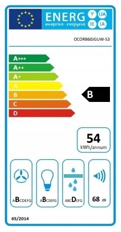 Okap kuchenny teleskopowy Maan Corona Bis Touch 60 635m3 Czarny Szkło Cichy