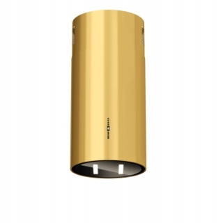 Okap kuchenny wyspowy MAAN Malwa Złoty Połysk Tuba 39cm LED Premium Line