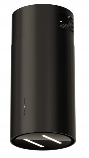 Okap kuchenny wyspowy tuba MAAN Malwa 2 39 Czarna 715m3/h Premium Line