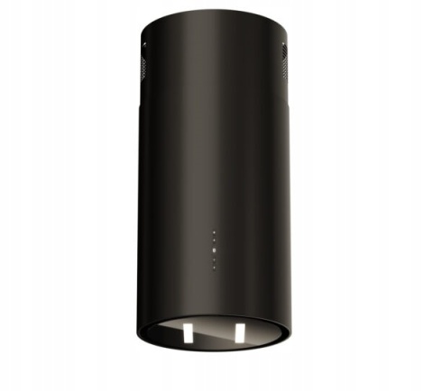 Okap kuchenny wyspowy tuba MAAN Malwa 2 39 Czarna 715m3/h Premium Line