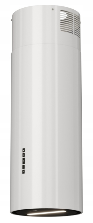 Okap kuchenny wyspowy tuba Maan MALWA 31 biały Premium Line