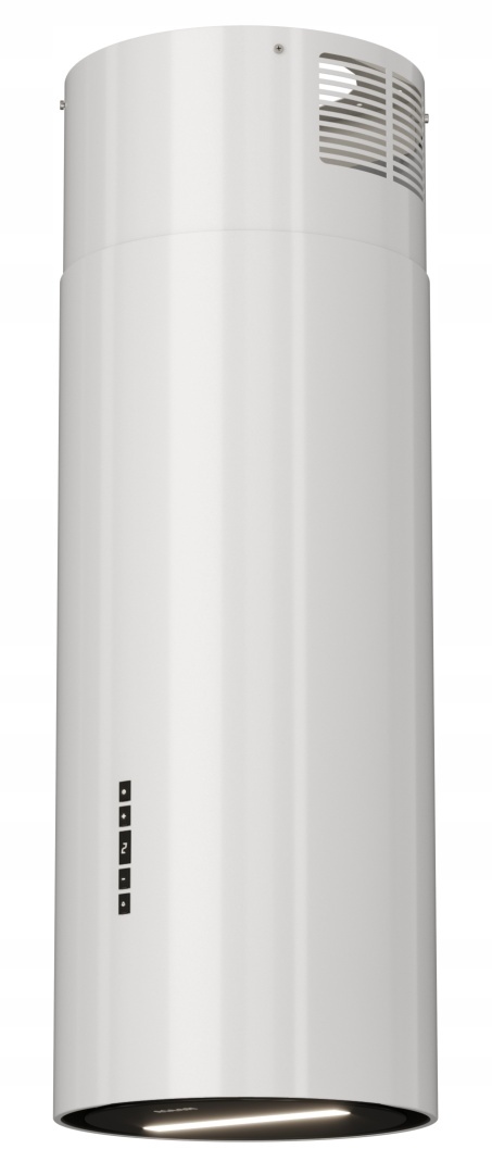 Okap kuchenny wyspowy tuba Maan MALWA 31 biały Premium Line