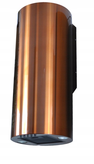 Okap przyścienny TUBA MAAN Elba WPB731 Miedź Połysk LED Cichy Kuchenny