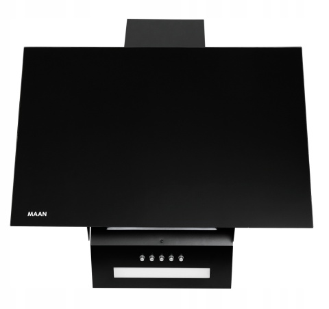 Okap ścienny MAAN MiniRODO 60cm|Czarny Szkło