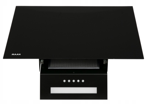 Okap ścienny MAAN MiniRODO 60cm|Czarny Szkło