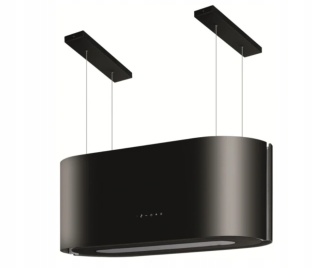 Okap wyspowy 80cm czarny MAAN Santina 2 Black 80cm 715m3/h