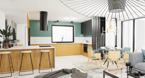 Okap wyspowy Tuba MAAN Elba PB 31 Czarny LED Cichy Wydajny