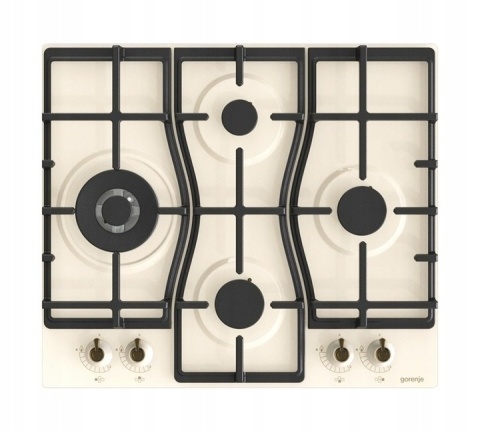 Piękny kremowy zestaw GORENJE RETRO do kuchni Beżowy Beż BOS67372CLI