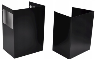 Rura Osłonowa Komina okapu Maan maskownica czarna Vertical