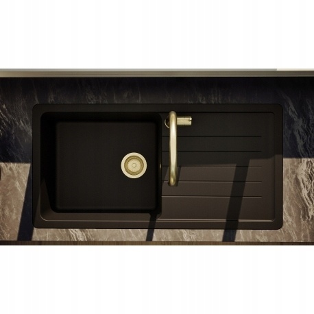 Zlewozmywak Schock CRISTADUR TOLEDO D-100L Magma czarny