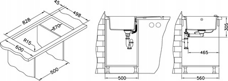 Zlewozmywak granitowy Alveus SENSUAL 30 pebble