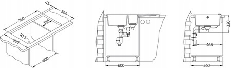 Zlewozmywak granitowy Alveus SENSUAL 70 Steel