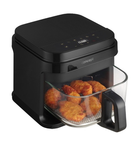 Air fryer frytkownica beztłuszczowa CONCEPT GLASS AND FAST FR5500 5,5 l