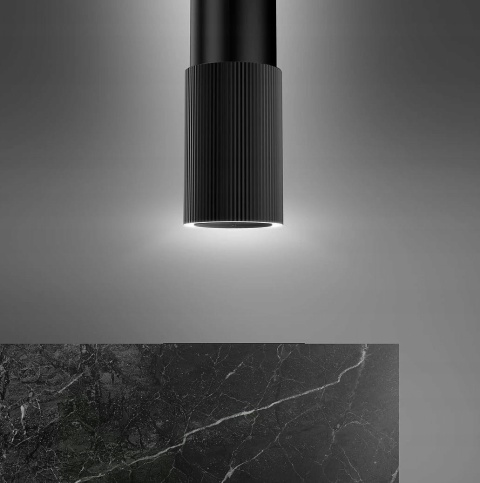 Ciarko Design Okap wyspowy Monogram W Black CDW3802C