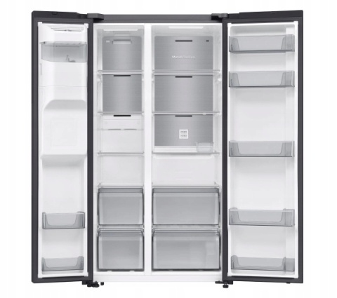 Lodówka Samsung SBS RS70F64KEBEO No Frost 178,6cm Dystrybutor wody Czarny