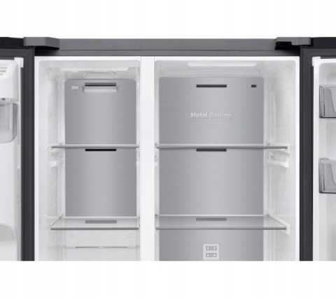 Lodówka Samsung SBS RS70F64KEBEO No Frost 178,6cm Dystrybutor wody Czarny