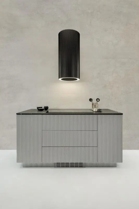 Okap CIARKO DESIGN Monogram Czarny Przyścienny CDP3802C