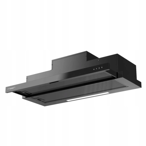 Okap Kuchenny Maan Corona Bis 90cm Touch Czarny Teleskopowy 605 m3/h