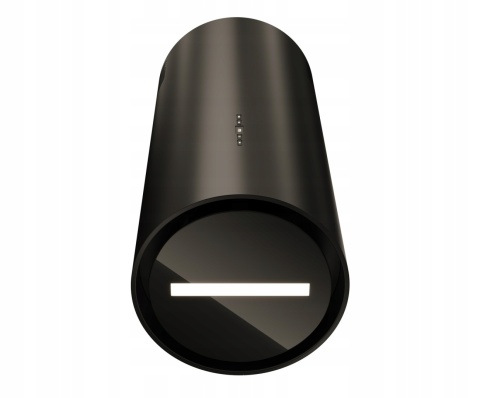 Okap kominowy Maan Malwa W731 czarny Pilot LED Mocny Cichy Tuba