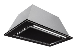 Okap kuchenny do zabudowy 60cm TOFLESZ LINEA Glass Czarny Szkło 850m3/h LED