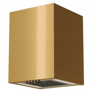 Okap kuchenny kominowy MAAN Ponza Mini WPB 430 Złoty Połysk Przyścienny