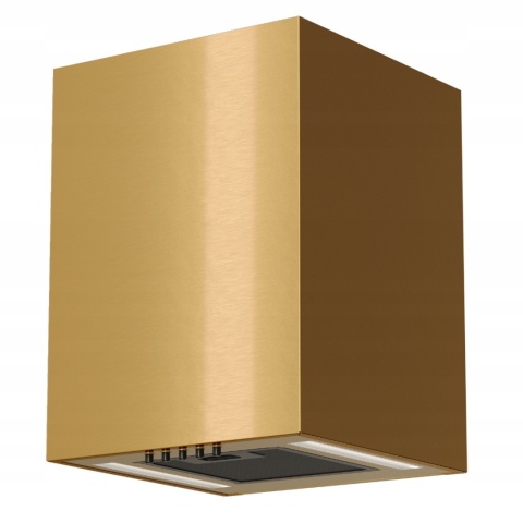 Okap kuchenny kominowy MAAN Ponza Mini WPB 430 Złoty Połysk Przyścienny