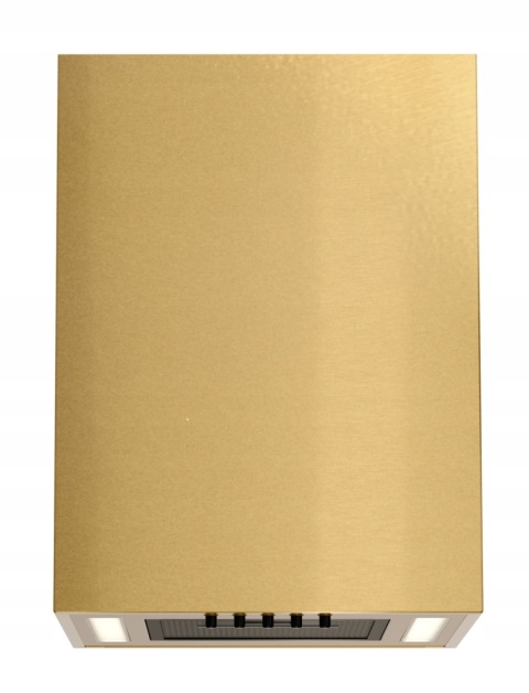 Okap kuchenny kominowy MAAN Ponza Mini WPB 430 Złoty Połysk Przyścienny