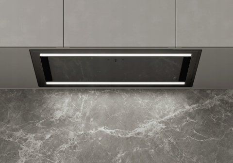 Okap podszafkowy Ciarko Design Duo Black 74 cm 740m3/h 40-68 dB LED