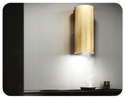 Okap przyścienny Ciarko Design Monogram Gold wysokość 90cm wydajność670m3/h