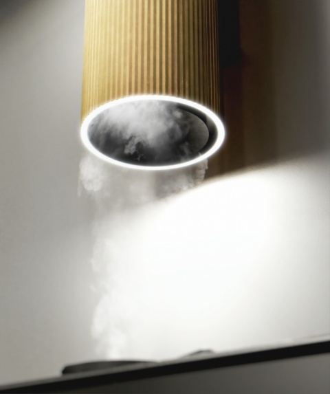 Okap przyścienny Ciarko Design Monogram Gold wysokość 90cm wydajność670m3/h