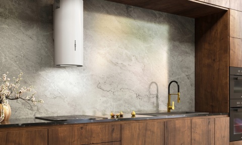 Okap ścienny Maan Malwa W 731 Biały Pilot LED